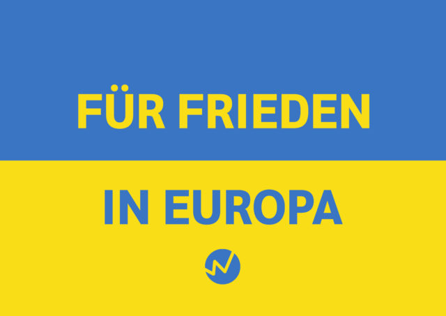 Für Frieden in Europa
